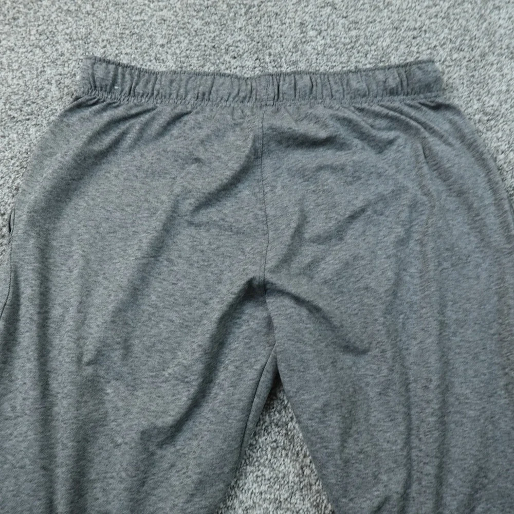 Nike Pants Mens 2XL Gray Yoga Dri Fit Swoosh Jogger Sweatpants Workout Gym Run